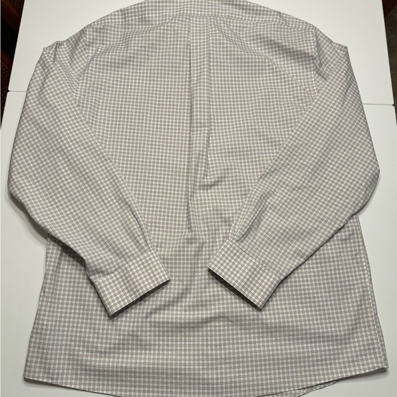 Brooks Brothers Classic Brown Checkered Dress Shirt - Picture 3 of 3